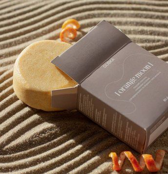 Свіжість та обʼєм 🍊Твердий шампунь &bull;Orange moon&bull; 80g 000005 фото