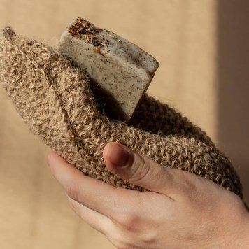 Конопляна рукавичка для душу &laquo;Hemp glove&raquo;  000030 фото
