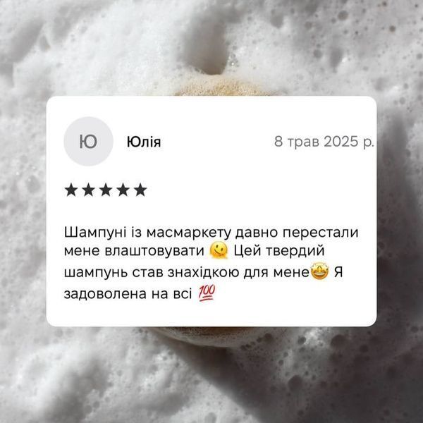 Відновлення та легке розчісування 2в1 ✨ Твердий шампунь &bull;Ayurveda&bull; 80g 000003 фото